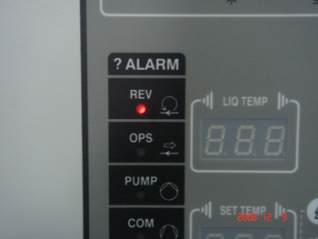 ￠台湾波英特(威士顿)油冷机 水冷机出现PUMP之故障灯的原因维修